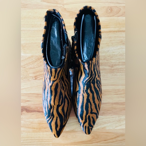 NWT MANGO Leopard Print Pointy Ankle Boots Women’s Size 7.5 - Picture 5 of 14